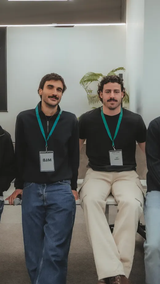 Franco y Pato Iturraspe en La Mesa de Mate & Build